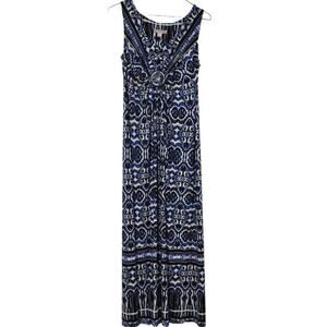 CB ESTABLISHED 1962 Blue Maxi Dress Petite Womens Petite Size 8P Summer Spring
